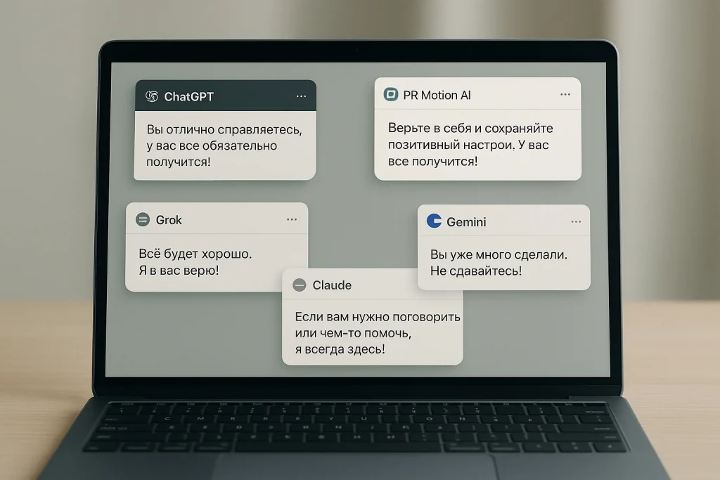 Пять популярных нейросетей для общения